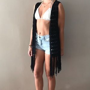 Crochet vest small